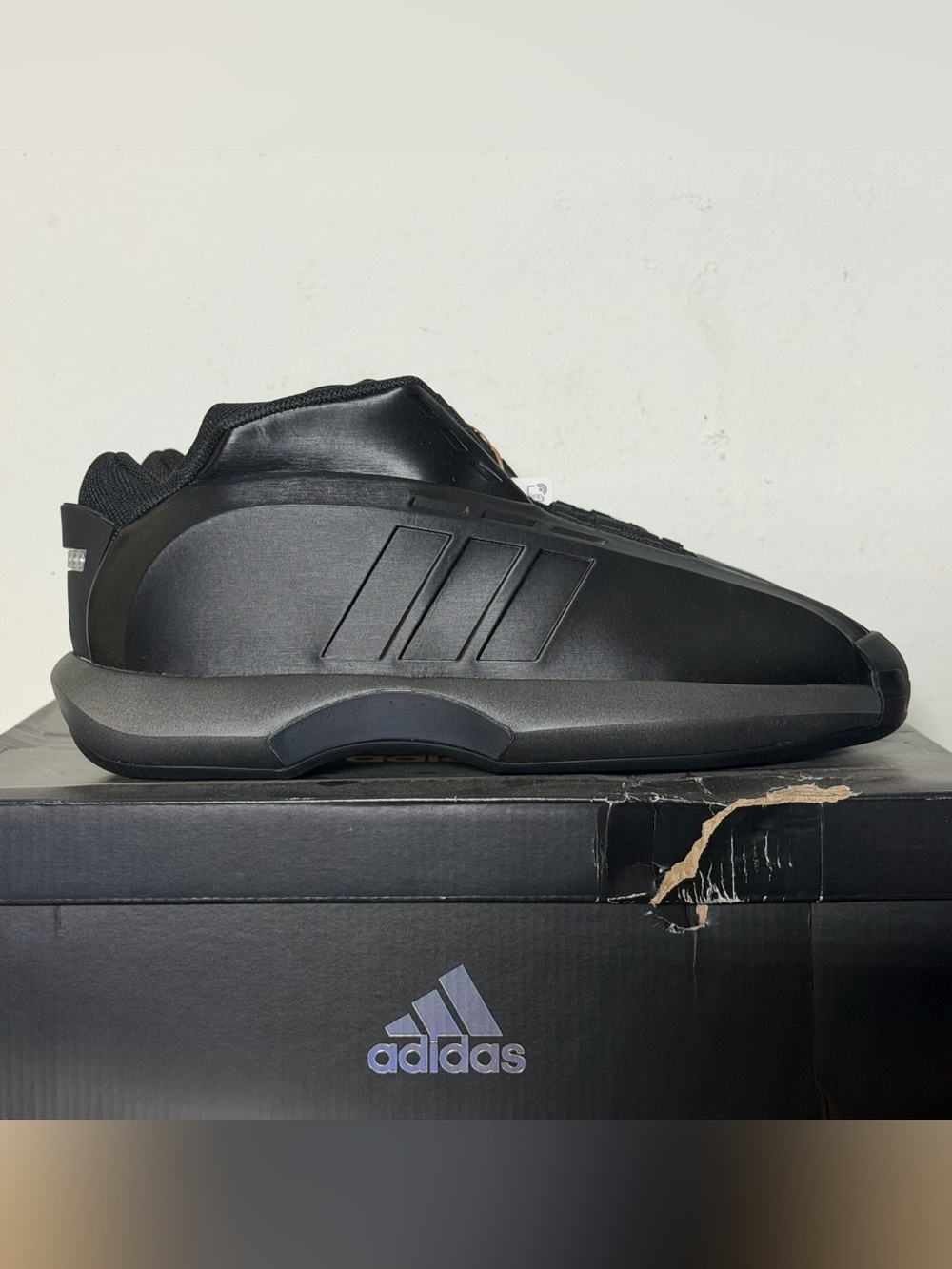 Adidas Crazy 1 Triple Black Kobe Bryant 2023 Sneakers IG5900 Men's Size 11